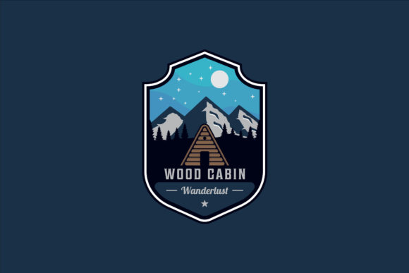 Download Wood Cabin Outdoor Emblem Logo Vector - Wood cabin Collection