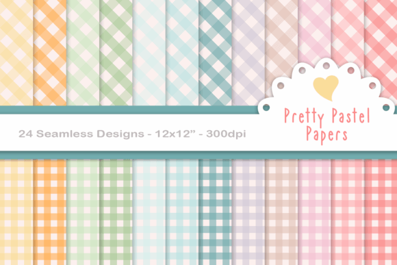 Download Seamless Pastel Gingham Paper - Premium Resources