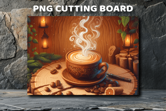 Download Rustic Wood Cabin Coffee Cutting Board - Wood cabin Collection