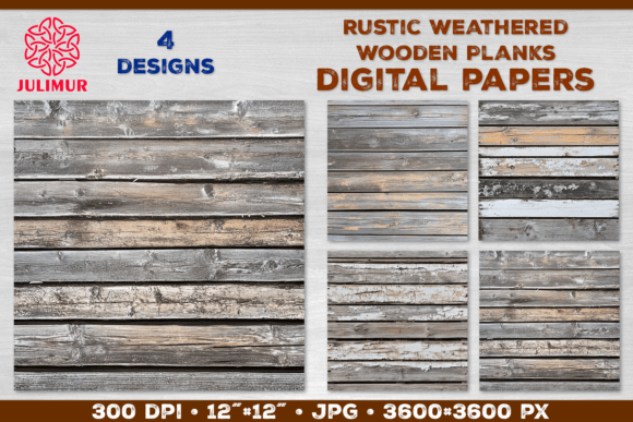 Download Rustic Weathered Wood Digital Paper - Weathered wood digital paper Collection
