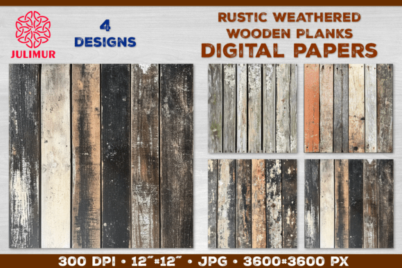 Download Rustic Weathered Wood Digital Paper - Weathered wood digital paper Collection