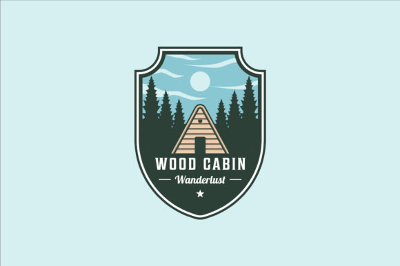 Download Wood Cabin Outdoor Emblem Logo Vector - Wood cabin Collection
