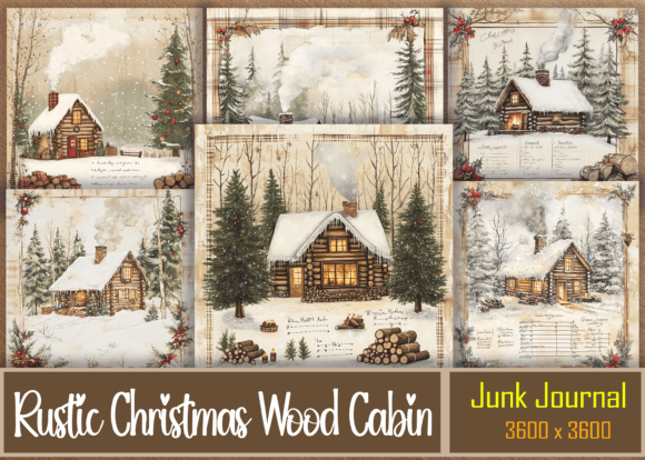 Download Rustic Christmas Wood Cabin - Wood cabin Collection
