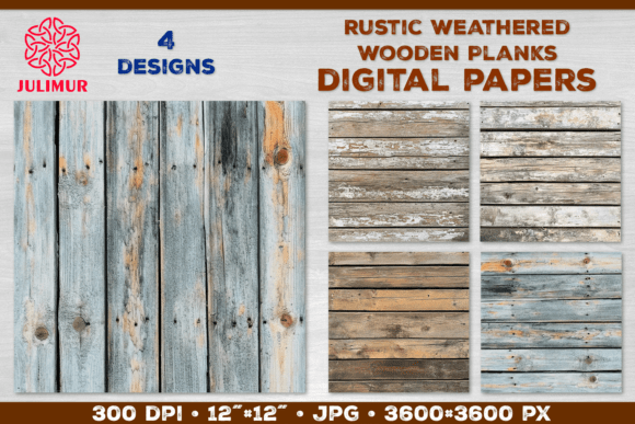 Download Rustic Weathered Wood Digital Paper - Weathered wood digital paper Collection